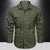 2023 Cargo Shirt Men Long Sleeve Casual Cotton Shirts High Quality Camisa Militar Overshirt Brand Clothing Black Blouses 5XL
