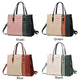 Patchwork Handbags For Women Adjustable Strap Top Handle Bag Large Capacity Totes Shoulder Bags Fashion Crossbody Bags Work Gift