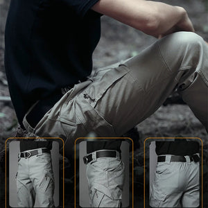 Men City Military Tactical Pants Combat Cargo Trousers Multi-pocket Waterproof Wear-resistant Casual Training Overalls Clothing